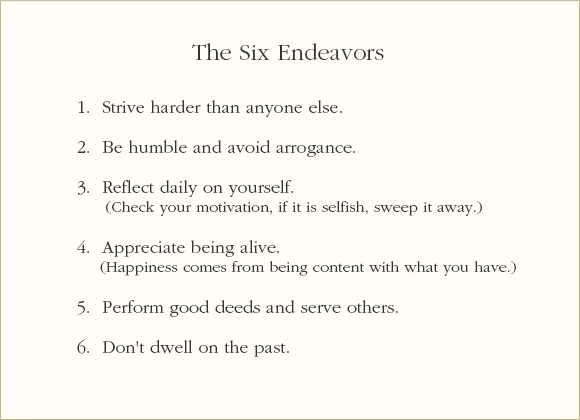 6 endeavors