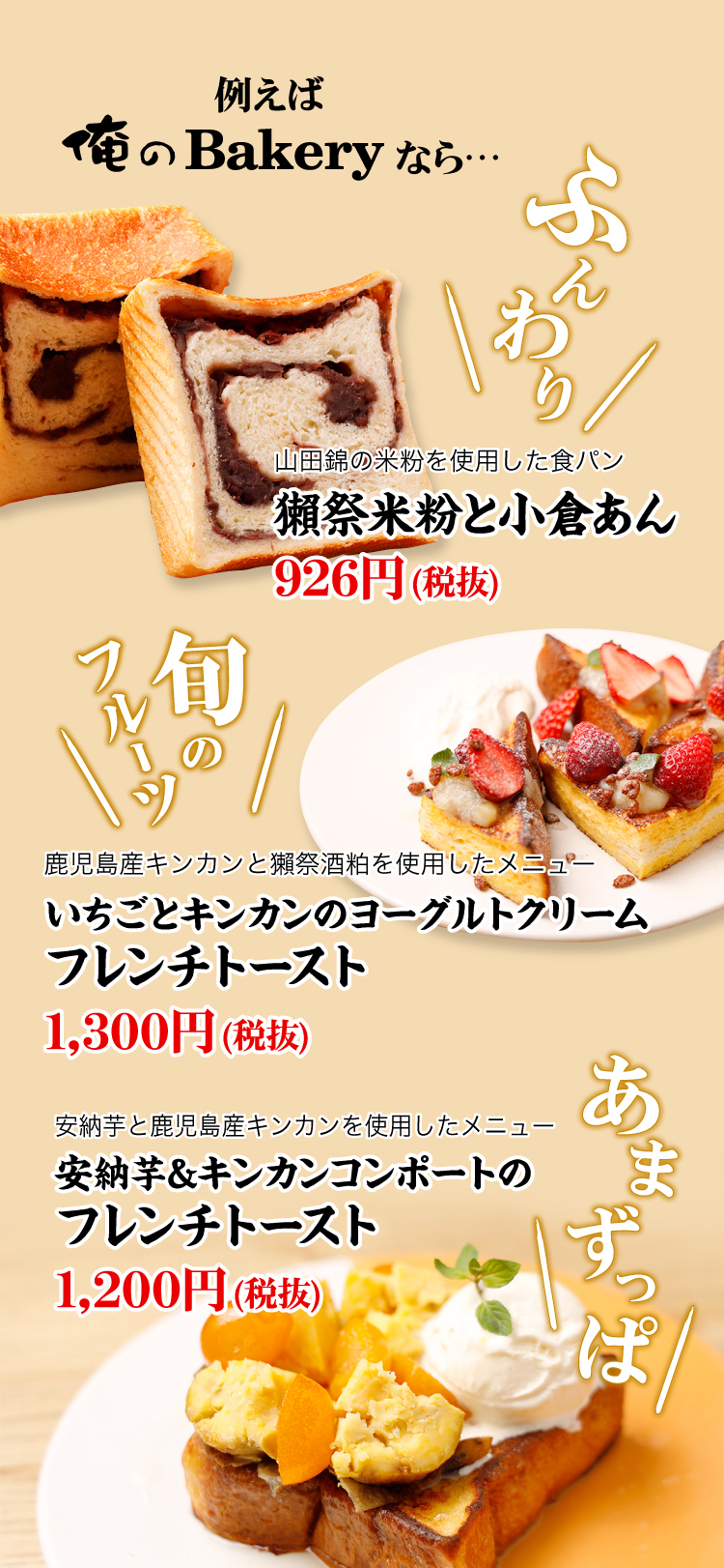 例えば俺のBakeryなら