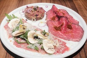 三種のお肉の盛り合わせ