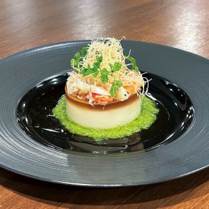 俺のフレンチイタリアン大宮_本ズワイガニと蕪のブランマンジェ～蕪の葉のソースで～