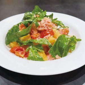 俺のイタリアン恵比寿_ズワイガニと揚げピザのサラダ仕立て アンジョレッティ