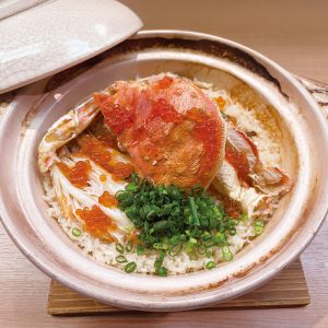俺の割烹たくみ_蟹・いくらの土鍋ご飯