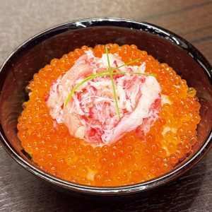 俺の焼肉心斎橋_蟹とイクラの贅沢ごはん