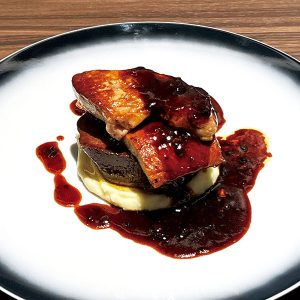 俺のフレンチ銀座_牛タン・ウナギ・フォアグラの三重奏 ～トリュフのソース～