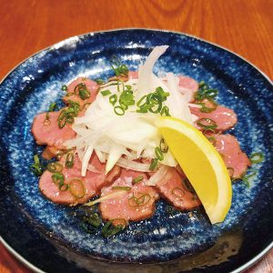 鳥たん新宿店_牛タンのカルパッチョ レモン風味
