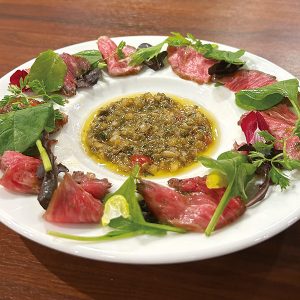 俺のフレンチ&BAR渋谷_松阪牛のローストビーフ スパイシーラヴィゴット