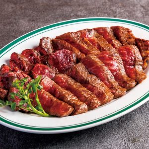 俺のステーキ(各店)_松阪牛サーロインと黒毛和牛のステーキ盛り合わせ